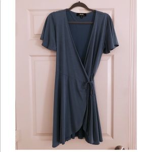 LuLu’s light blue wrap dress size XL